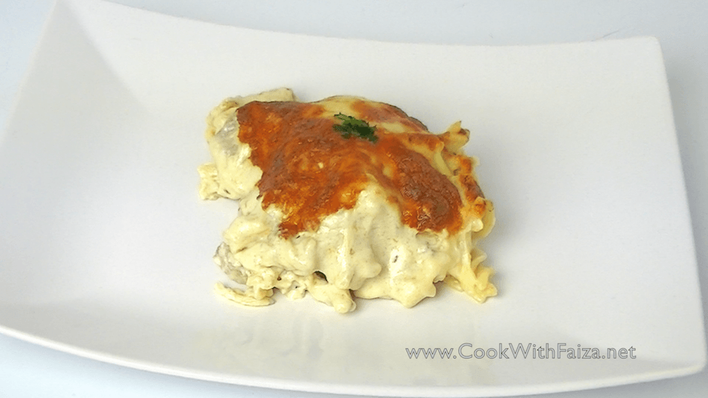 Delicious Baked Pizza Chicken Alfredo Recipe | Cook With Faiza