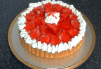STRAWBERRY CREAM FLAN CAKE- COOK WITH FAIZA