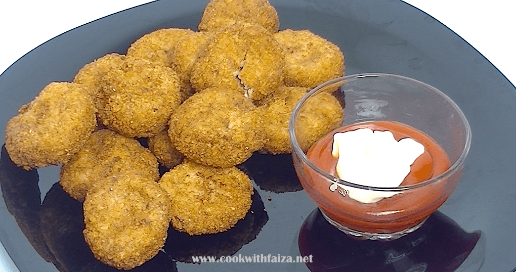 CHICKEN MINCE NUGGETS | COOK WITH FAIZA