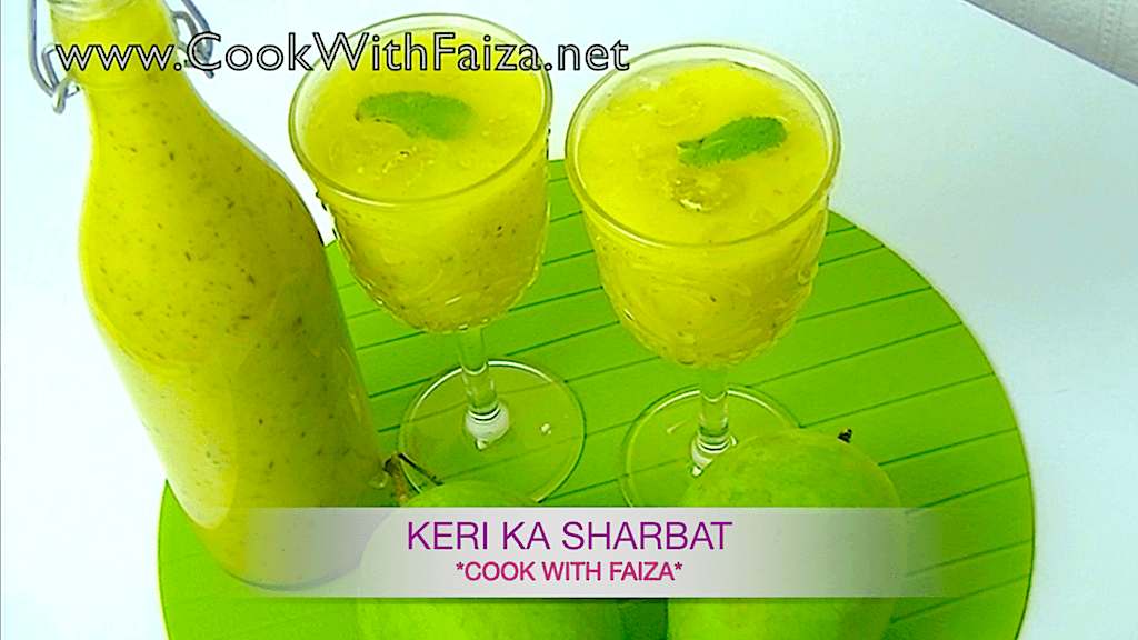 Keri Ka Sharbat Recipe by Cook With Faiza