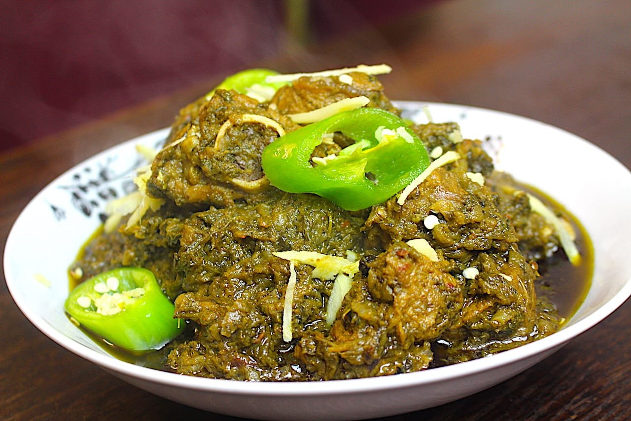 MOOLI PALAK GOSHT *COOK WITH FAIZA*