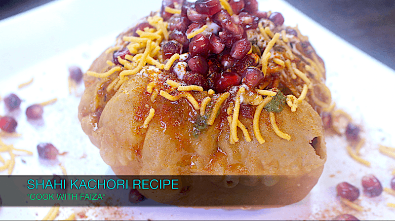 SHAHI KACHORI RECIPE (RAJ KACHORI) *COOK WITH FAIZA*