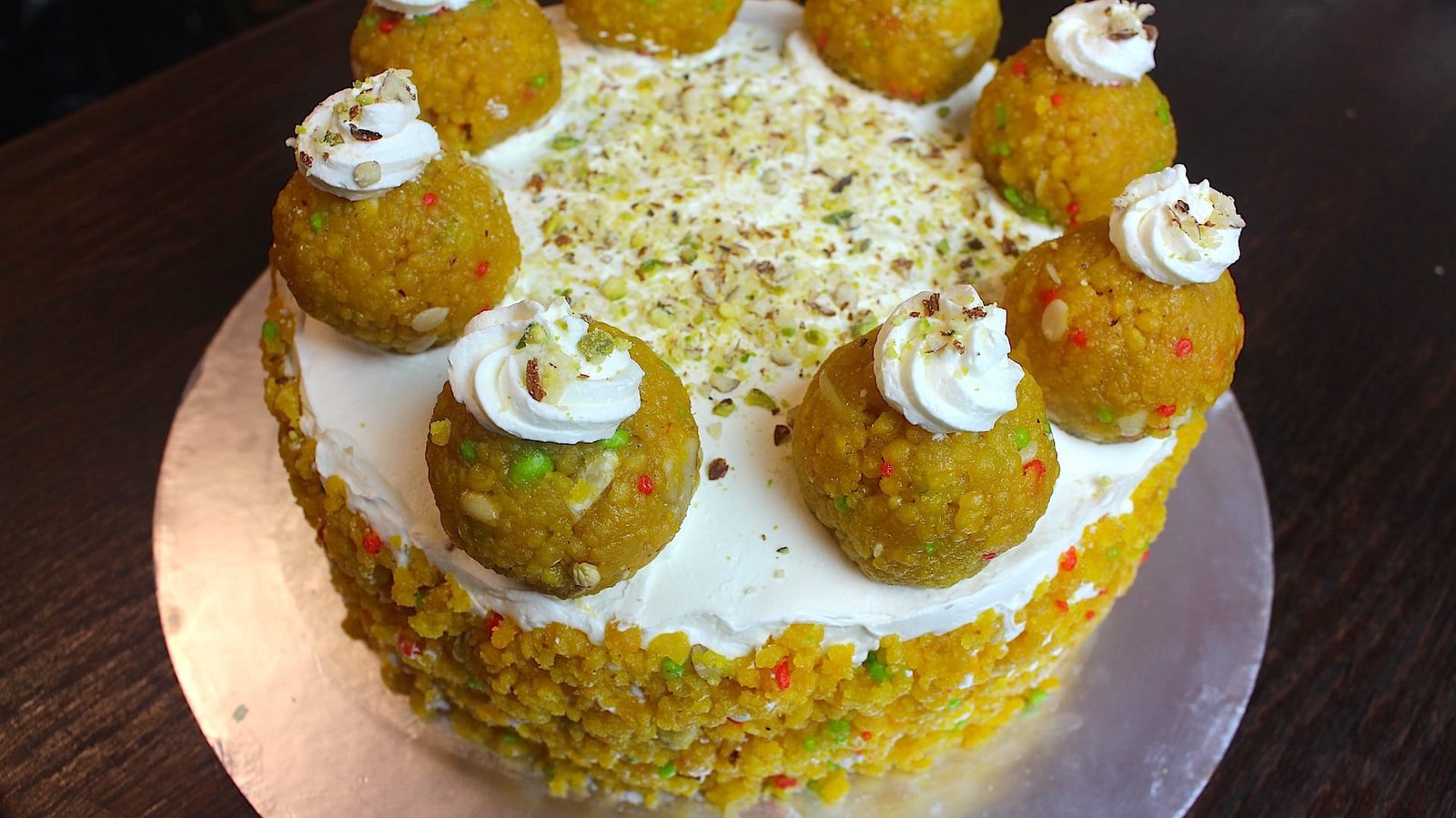 MOTICHOOR LADOO CAKE *COOK WITH FAIZA*