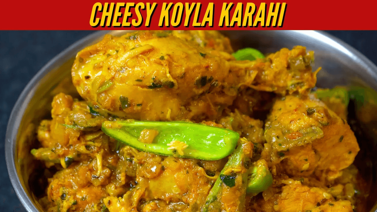 Cheesy Koyla Chicken Karahi Recipe | Cook With Faiza